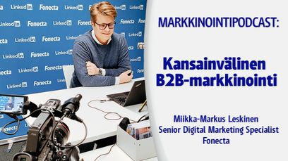 Miikka-Markus Leskinen Markkinointipodcastin vieraanan